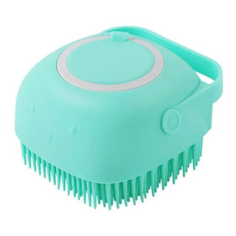 Pet Bath Massager Brush-Dispenses Soap While Brushing