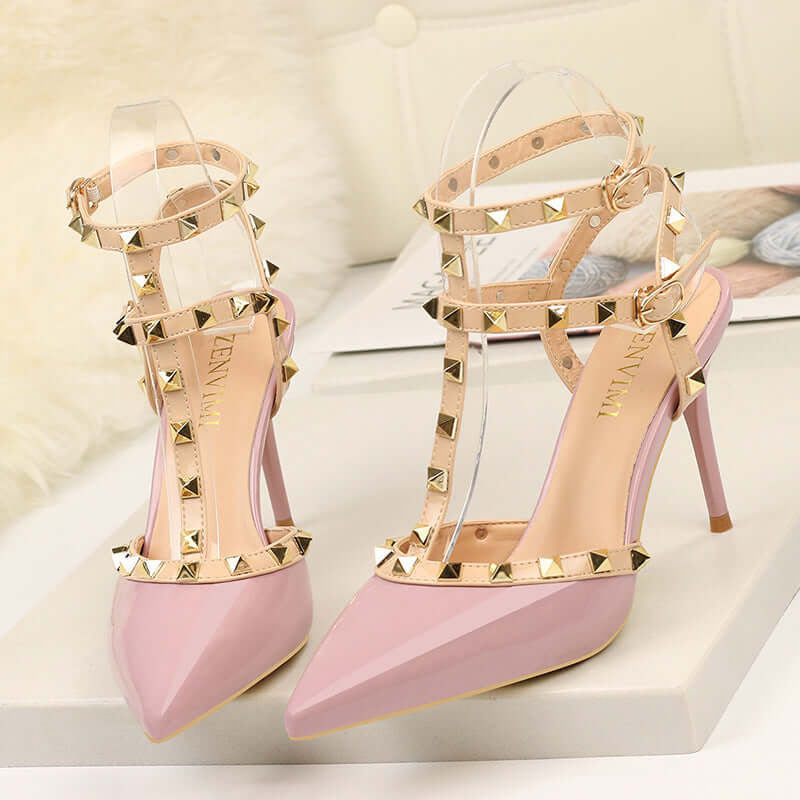 Snazzy High Heels | Euro-American Hot Fashion w/ Alluring Rivets