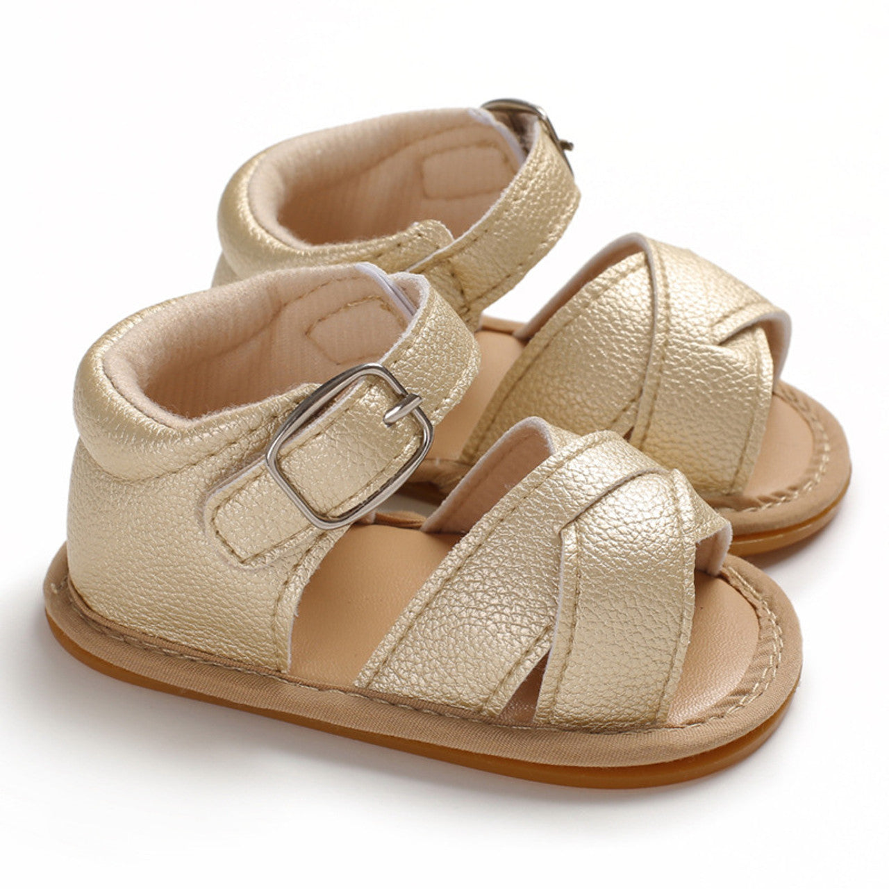 Baby leather sandals