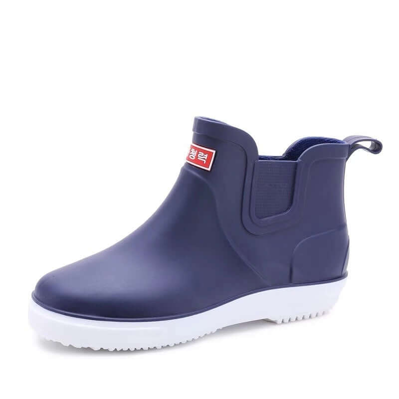 Cross-border fashion low-end adult rain shoes men's anti-slip rain boots shoes kitchen chef car wash water shoes work shoes boots