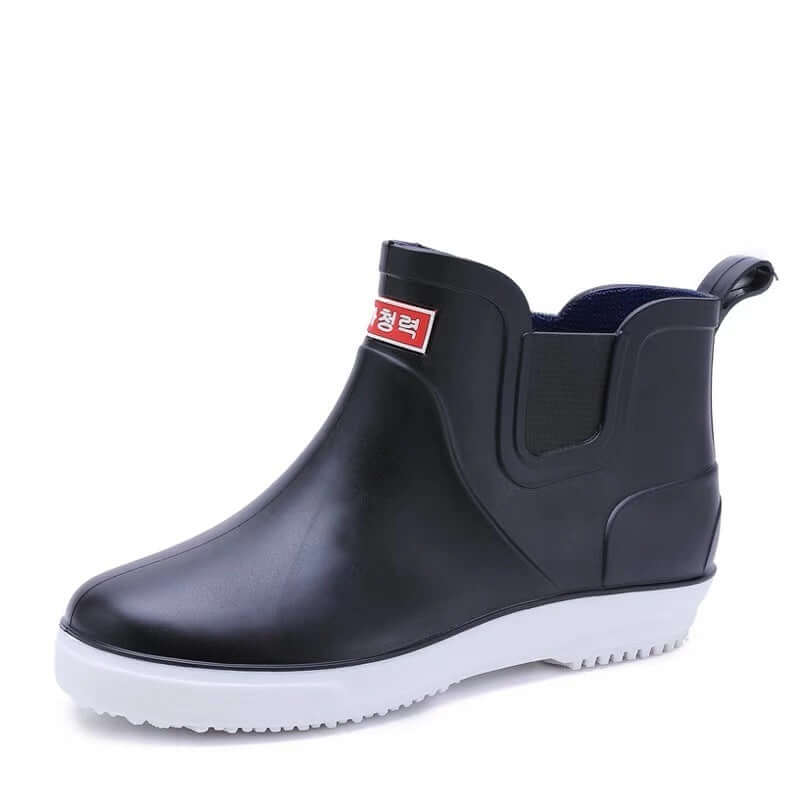 Cross-border fashion low-end adult rain shoes men's anti-slip rain boots shoes kitchen chef car wash water shoes work shoes boots