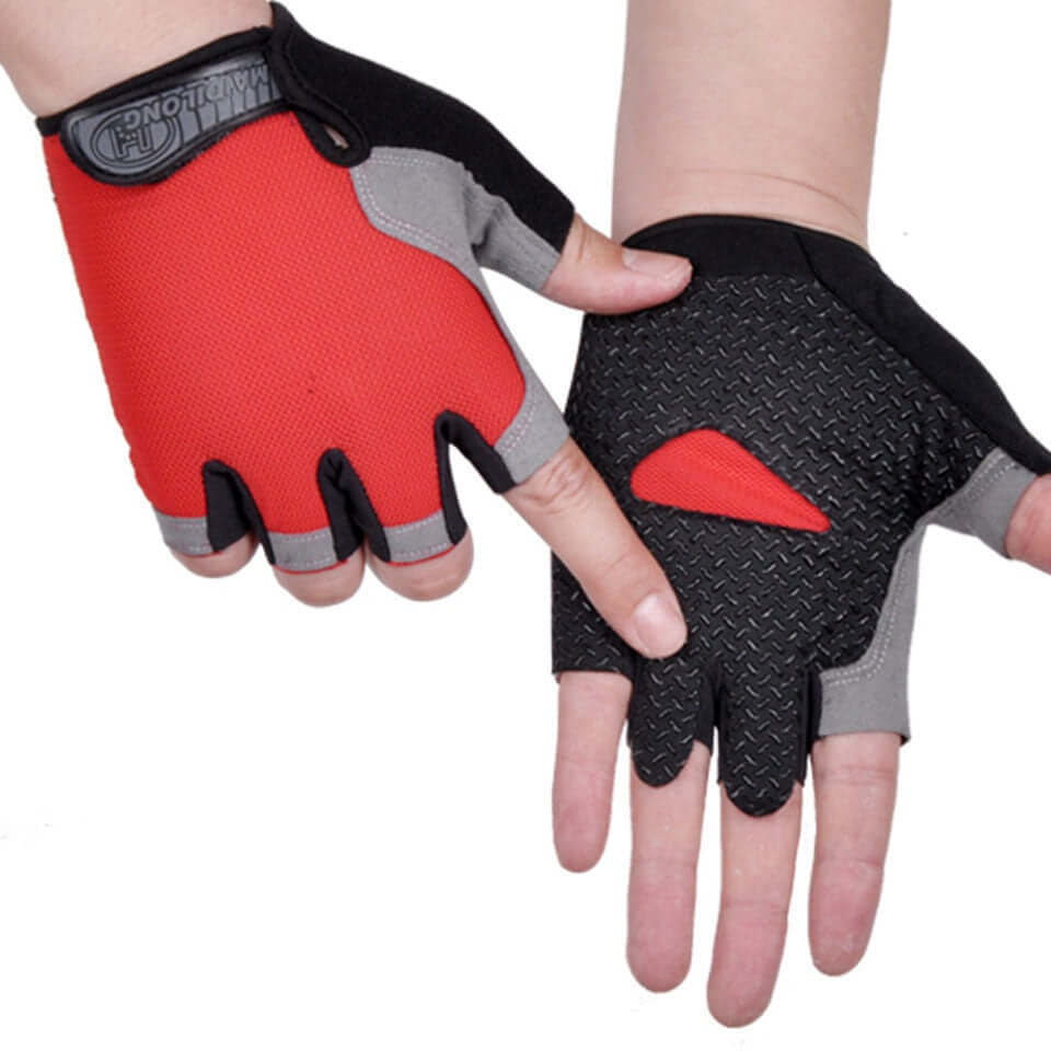 Chic Fashion Sports Gloves | No-Slip,Anti-Sweat-Half Finger Shock-Absorbing