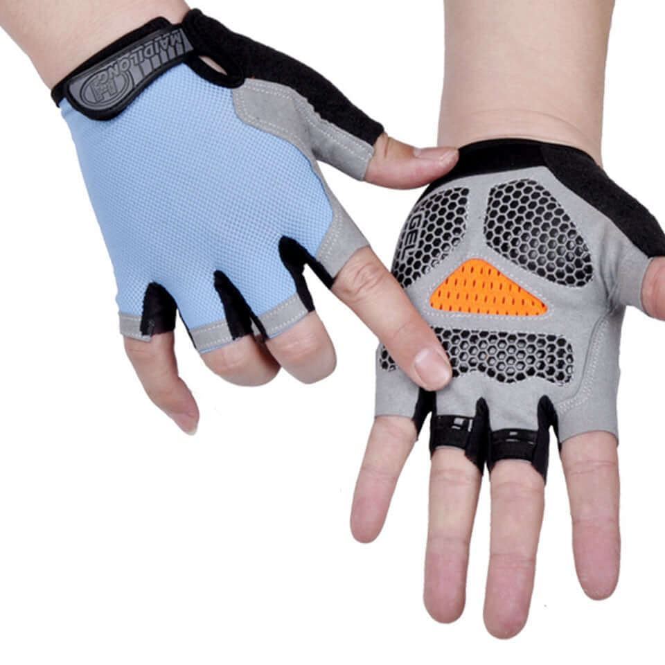 Chic Fashion Sports Gloves | No-Slip,Anti-Sweat-Half Finger Shock-Absorbing