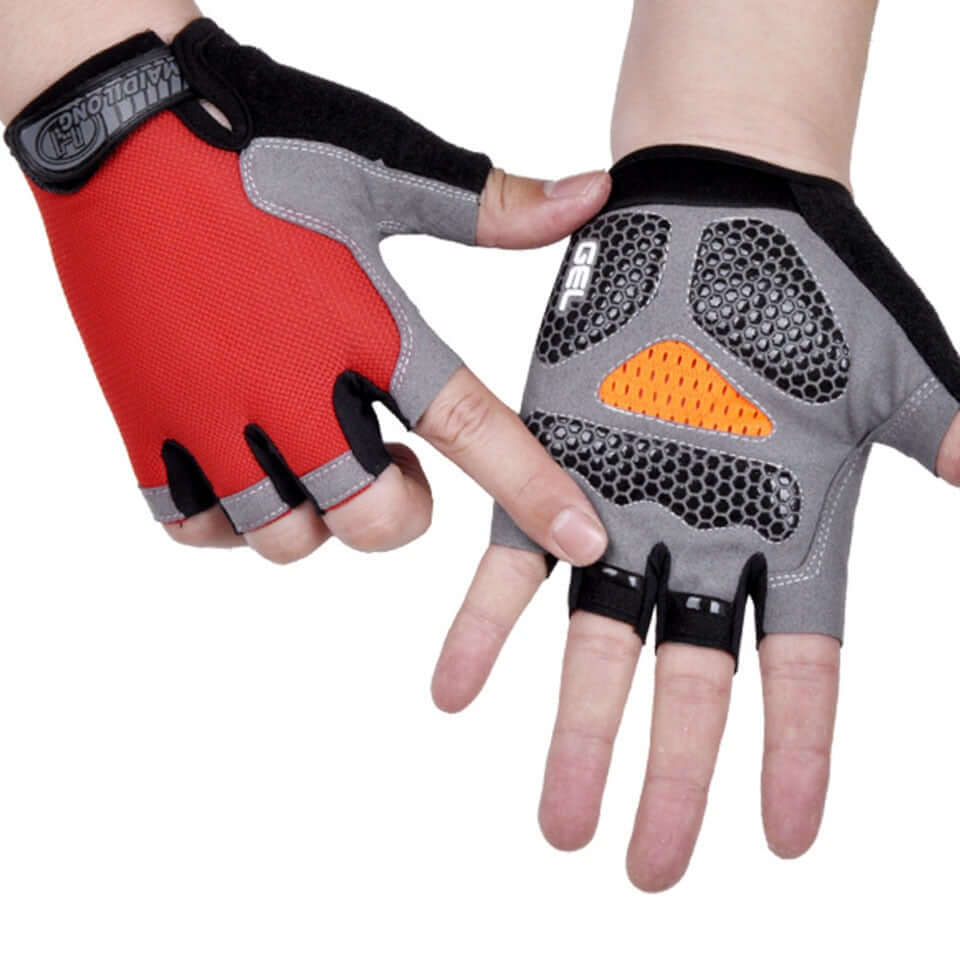 Chic Fashion Sports Gloves | No-Slip,Anti-Sweat-Half Finger Shock-Absorbing