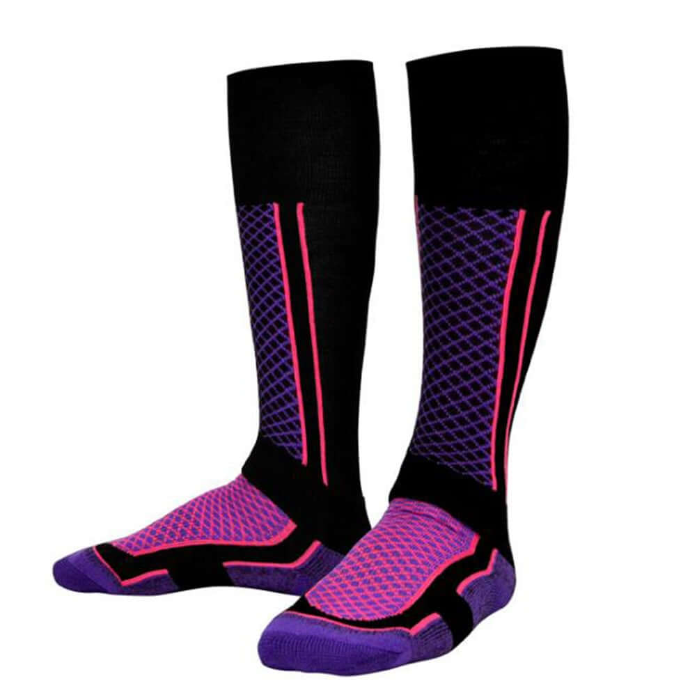 Colorful Multi-Sport Unisex Socks | Recreation-Soccer-Skiing-Cycling | Thermal, High Moisture Absorption