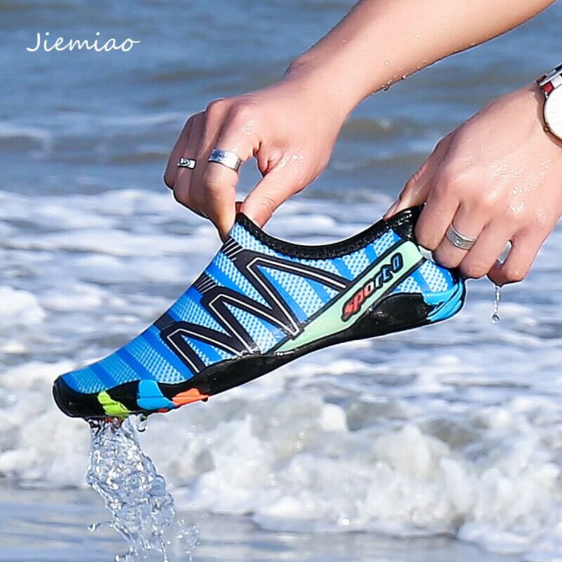 JIEMIAO 2021 New  Men and Woman Lightweight Beach Shoes Unisex Outdoor Quick Dry Swim Water Sneakers Soft Comfortable