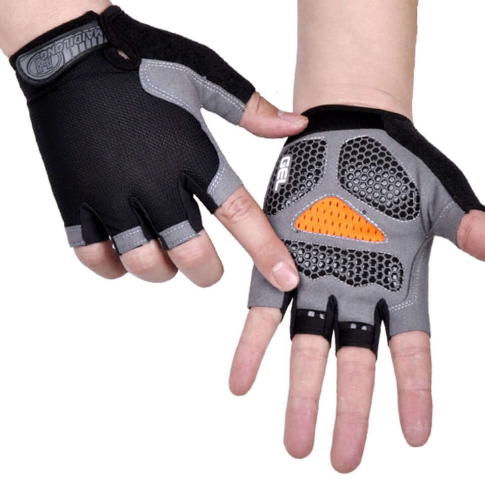 Chic Fashion Sports Gloves | No-Slip,Anti-Sweat-Half Finger Shock-Absorbing