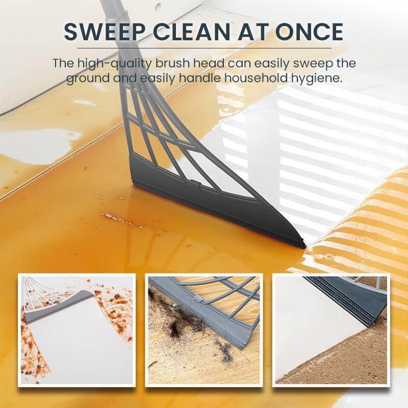 Magic Broom Floor Wiper w/ Squeegee