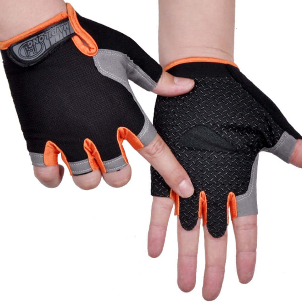 Chic Fashion Sports Gloves | No-Slip,Anti-Sweat-Half Finger Shock-Absorbing