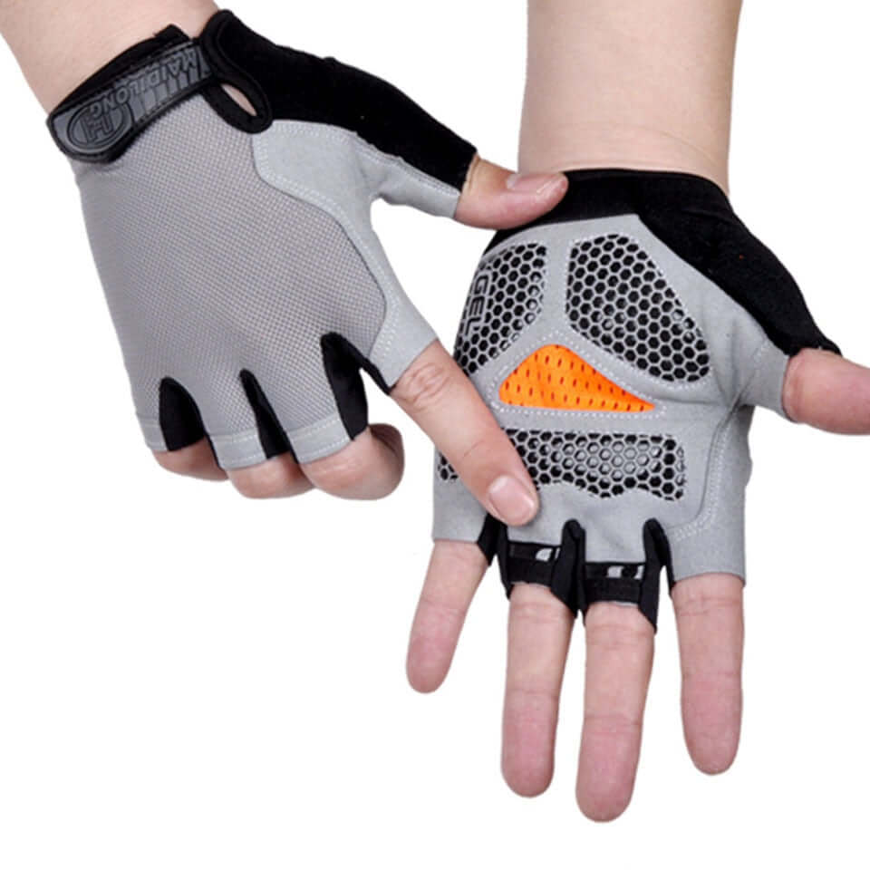 Chic Fashion Sports Gloves | No-Slip,Anti-Sweat-Half Finger Shock-Absorbing