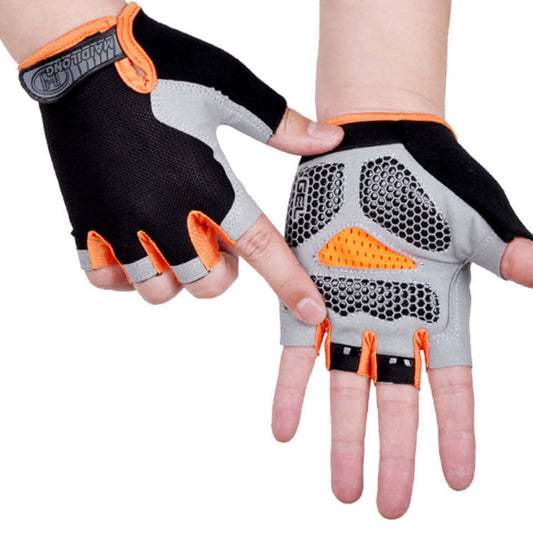 Chic Fashion Sports Gloves | No-Slip,Anti-Sweat-Half Finger Shock-Absorbing