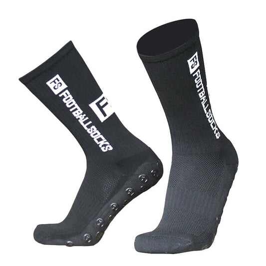 New Style FS Futbol / Sports Socks Round Silicone Suction Cup Grip Anti Slip Soccer / Sports Socks