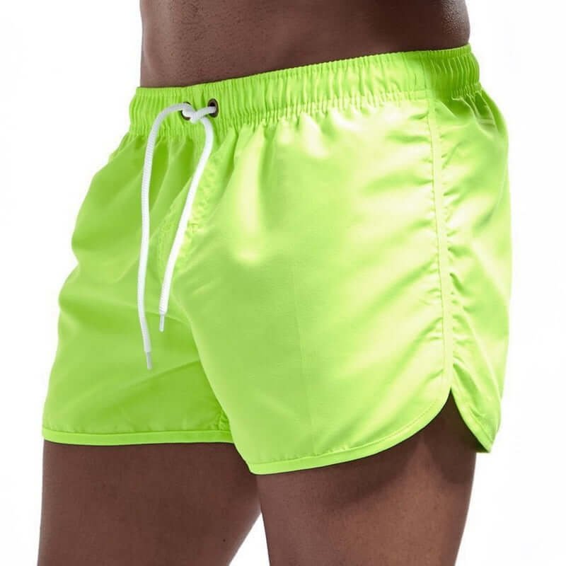 2021 Summer Men's Swimwear Shorts Brand Beachwear Sexy Swim Trunks Men Swimsuit Low Waist Breathable Beach Wear Surf