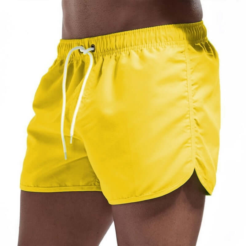 2021 Summer Men's Swimwear Shorts Brand Beachwear Sexy Swim Trunks Men Swimsuit Low Waist Breathable Beach Wear Surf