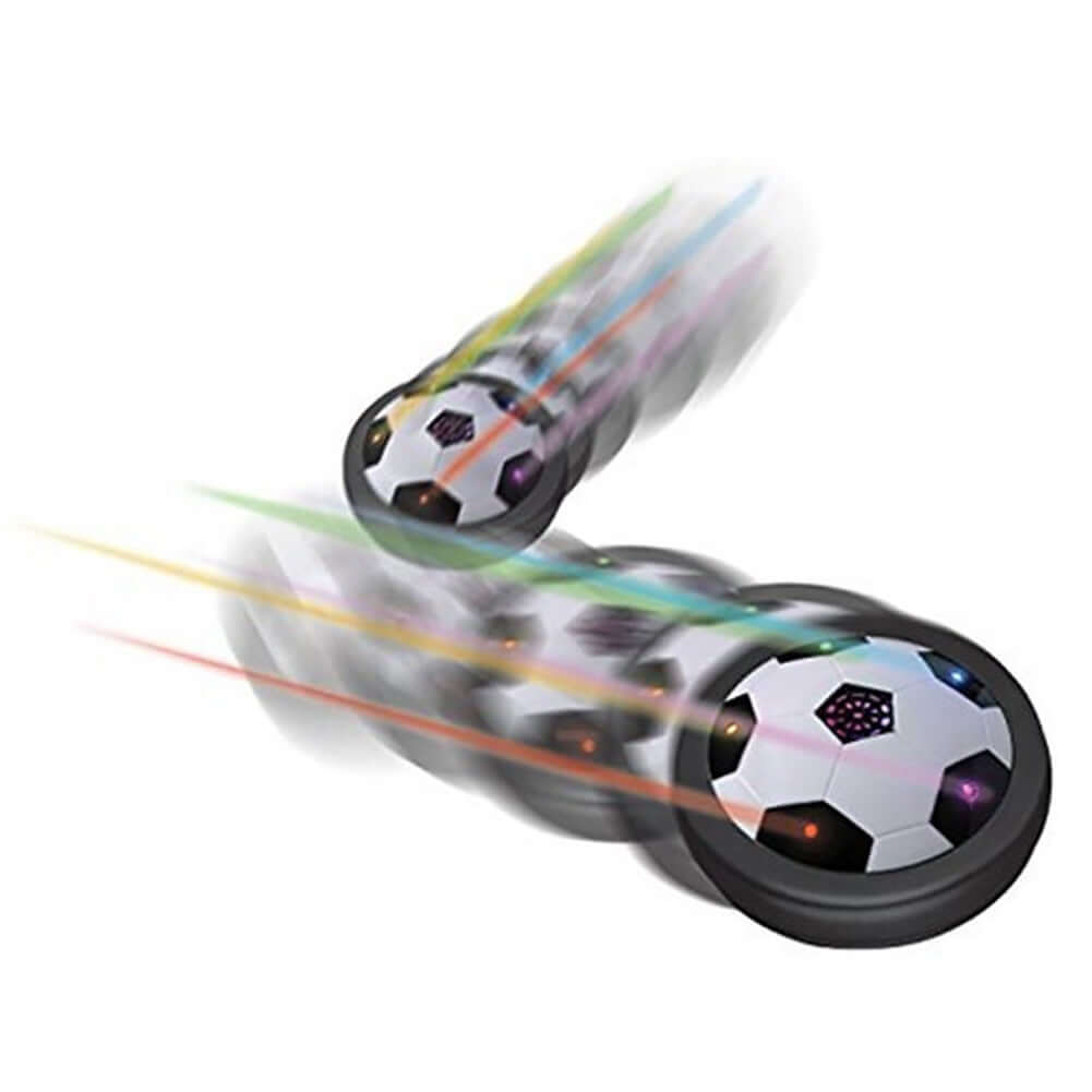 Kids Levitate Suspending Soccer Ball Air Cushion Floating Foam Football with LED Light Gliding Toys Soccer Toys Kids Gifts