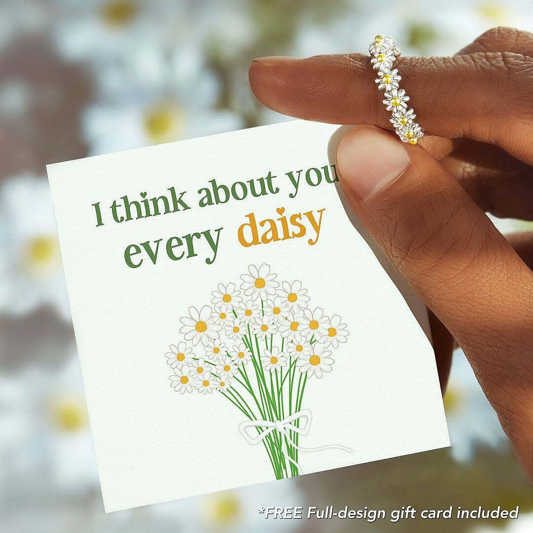 Vintage Daisy Rings-Cute Flower-Adjustable