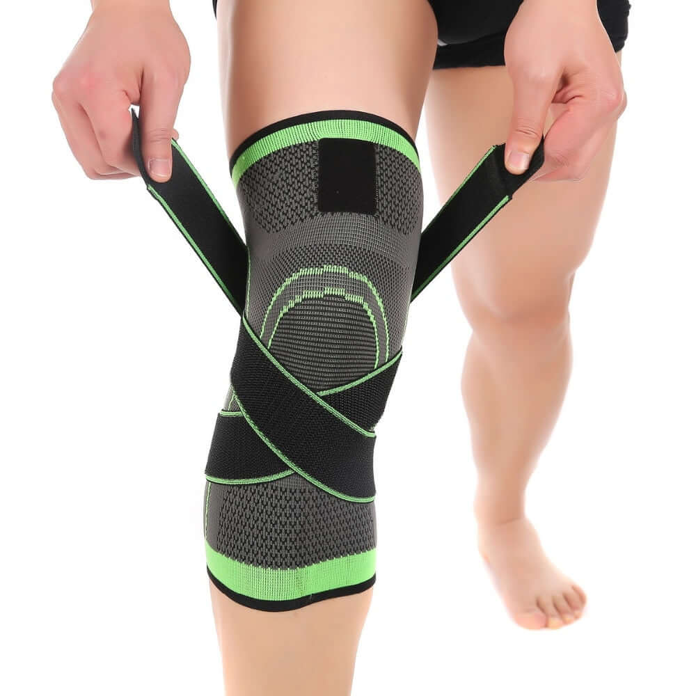 Sports-Fitness Knee Support Brace | Elastic Nylon Compression  Sleeve