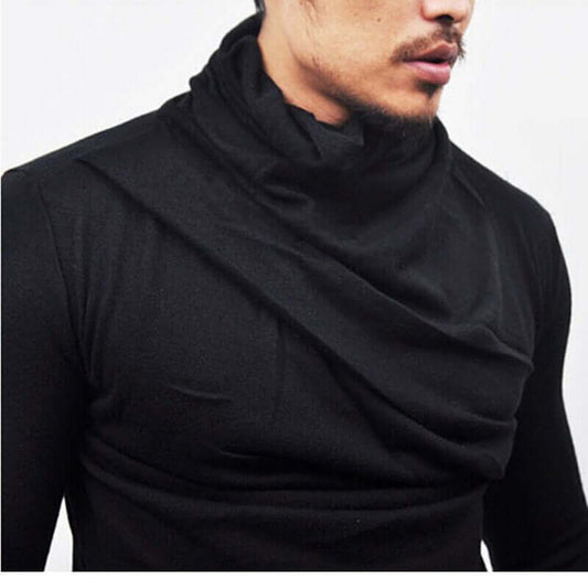 Fall/Winter Fashion Streetwear Long Sleeve Biker Shirt w/ Gloves