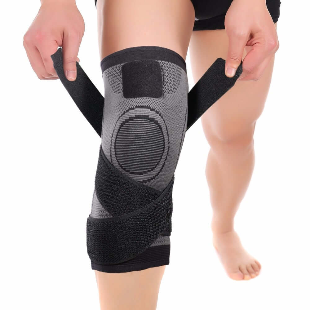 Sports-Fitness Knee Support Brace | Elastic Nylon Compression  Sleeve