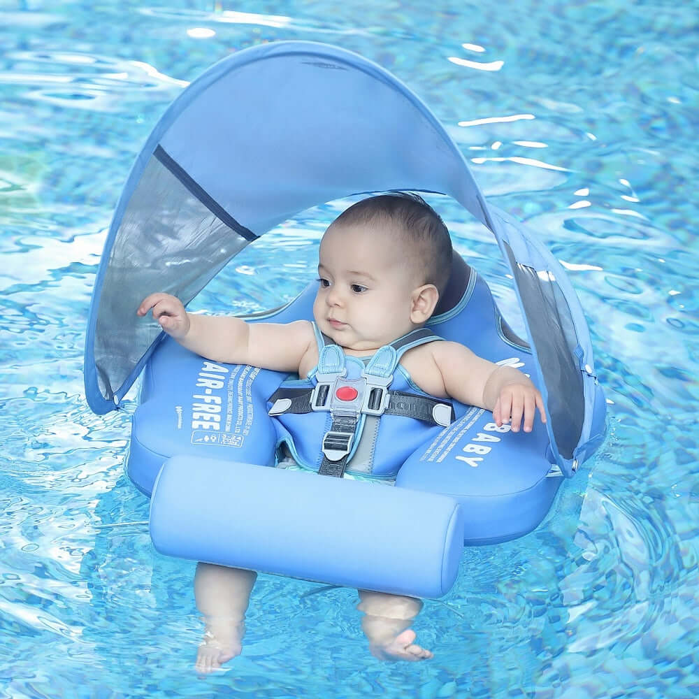 Mambobaby Baby Float Lying Swimming Rings Infant Waist Swim Ring Toddler Swim Trainer Non-inflatable Buoy Pool Accessories Toys