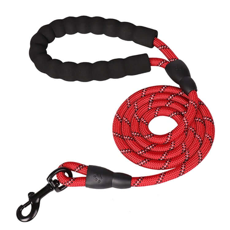 Dog Leash | Strong Rope Cord-Comfort Grip-Reflective