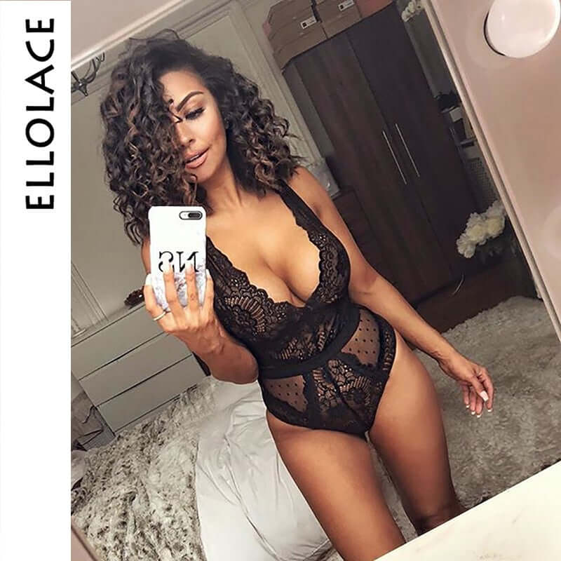 "Sexy Embroidered Lace Summer Bodysuit"