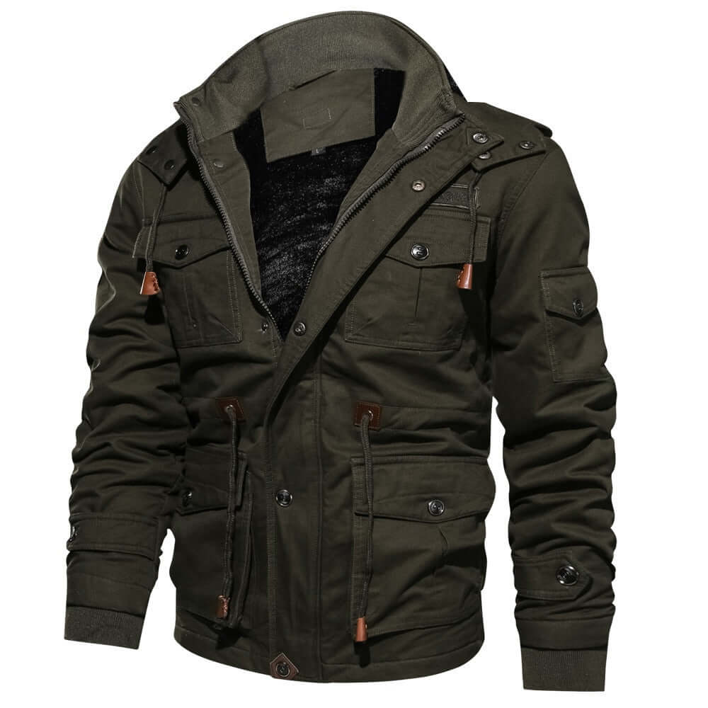 Men's Winter Military Jacket~Casual Thick Thermal Coat Army Pilot Jackets