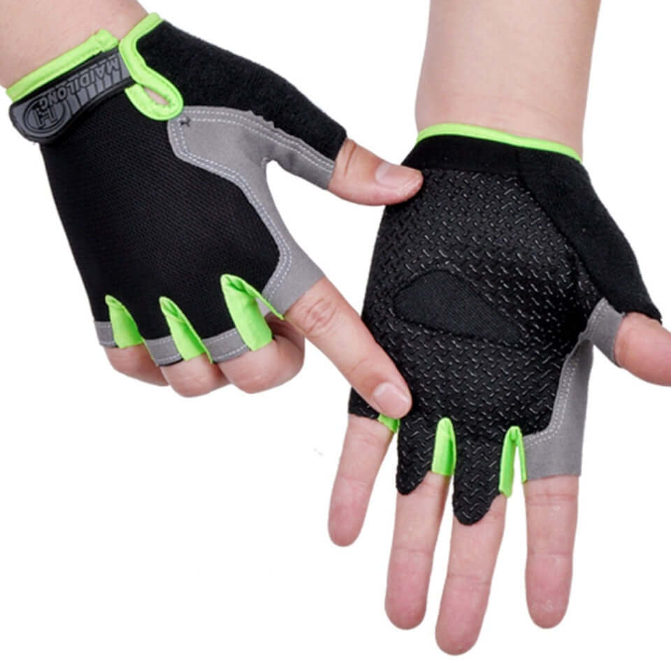 Chic Fashion Sports Gloves | No-Slip,Anti-Sweat-Half Finger Shock-Absorbing