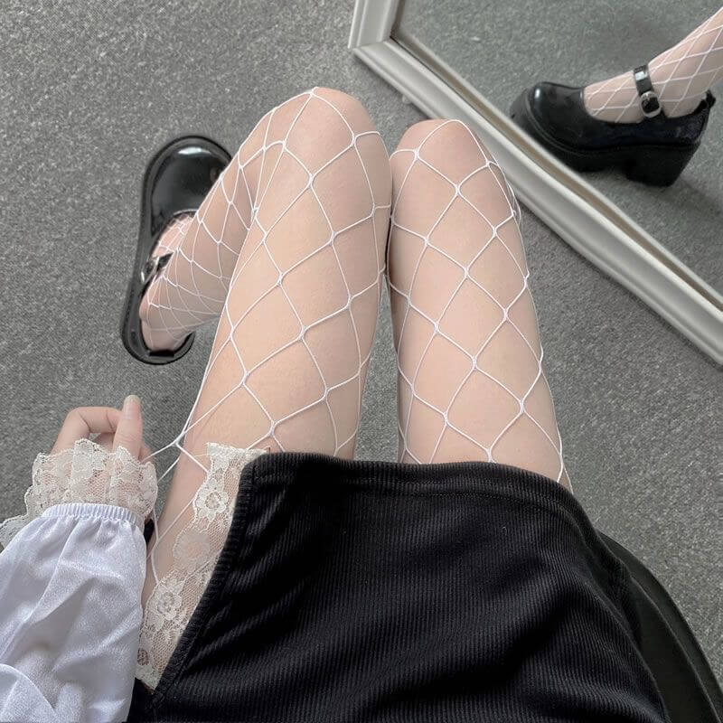 Sexy Long Fishnet Thigh-High Stockings