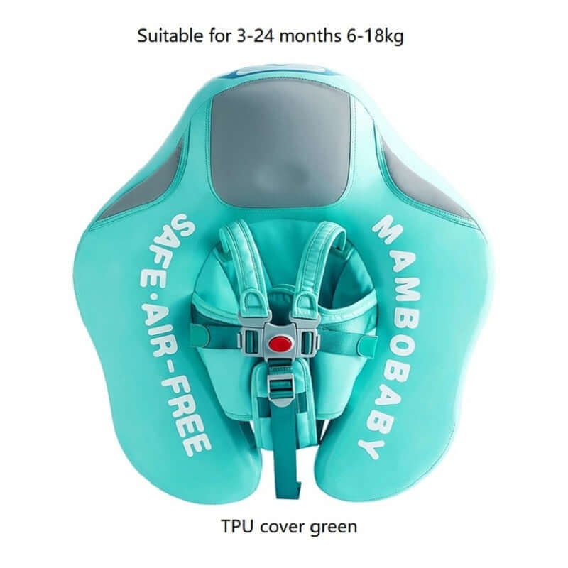 Mambobaby Baby Float Lying Swimming Rings Infant Waist Swim Ring Toddler Swim Trainer Non-inflatable Buoy Pool Accessories Toys