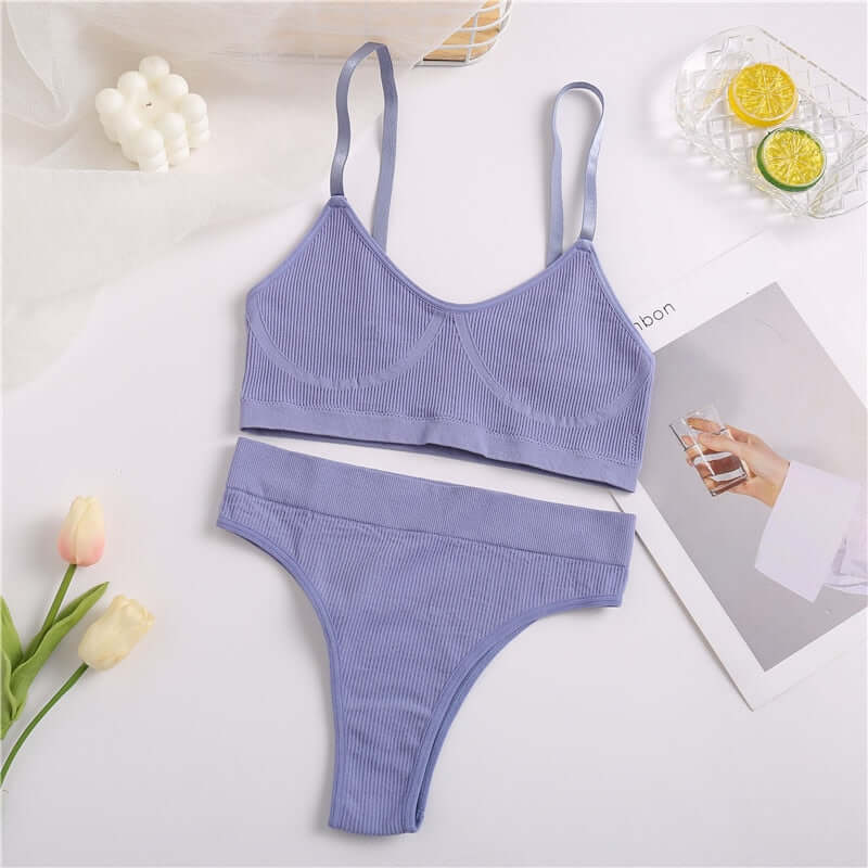 Seamless Wireless Bralette Set - Women's