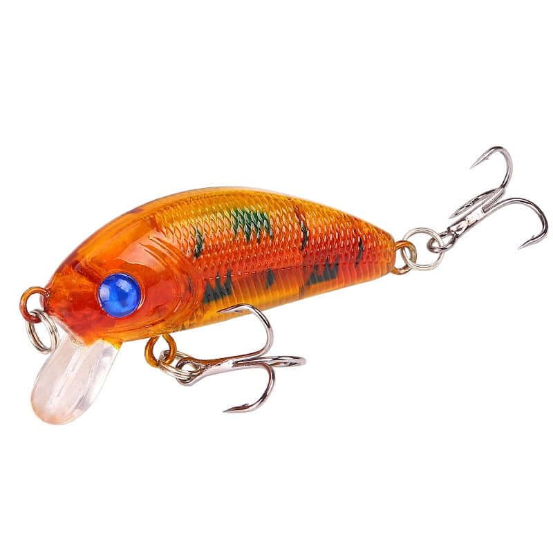 1PCS Minnow Fishing Lure 50mm4.2g  Topwater Hard Bait Wobbler Jig Bait Crankbait Carp Striped bass Pesca Fishing tackle SwimBait