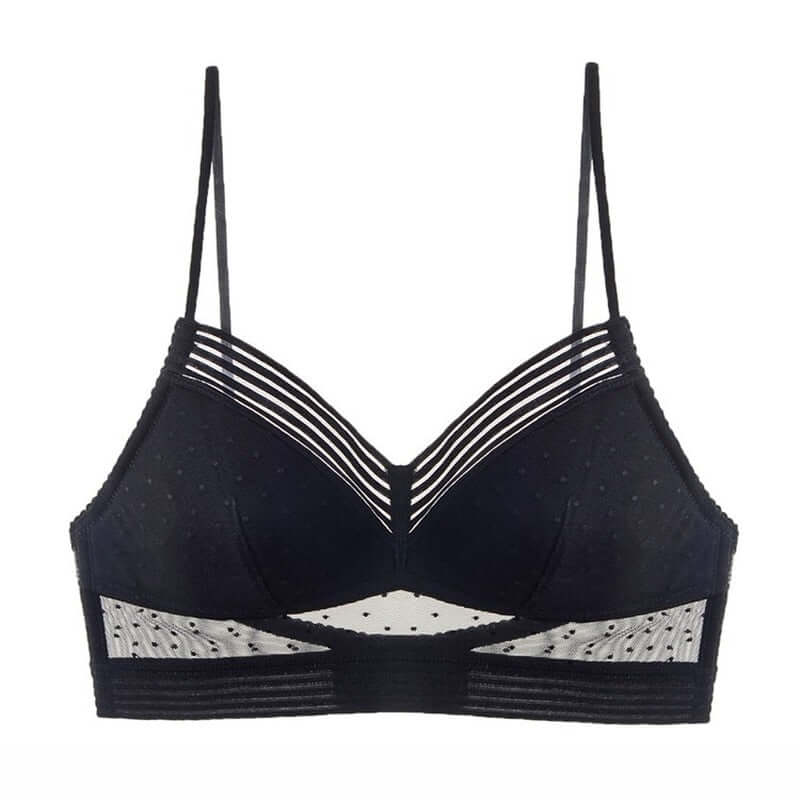 Wire-Free Lace Push-Up Bralette