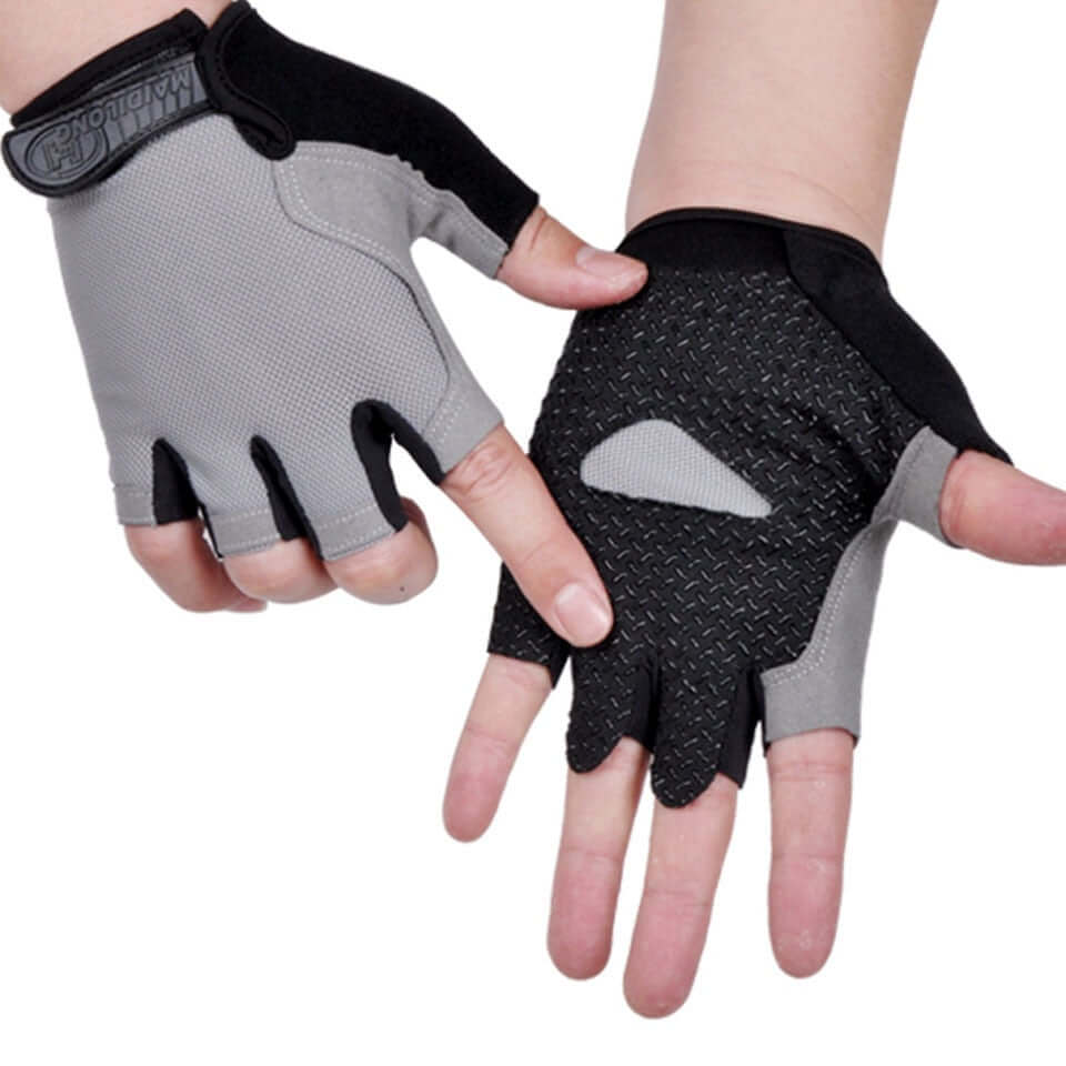 Chic Fashion Sports Gloves | No-Slip,Anti-Sweat-Half Finger Shock-Absorbing