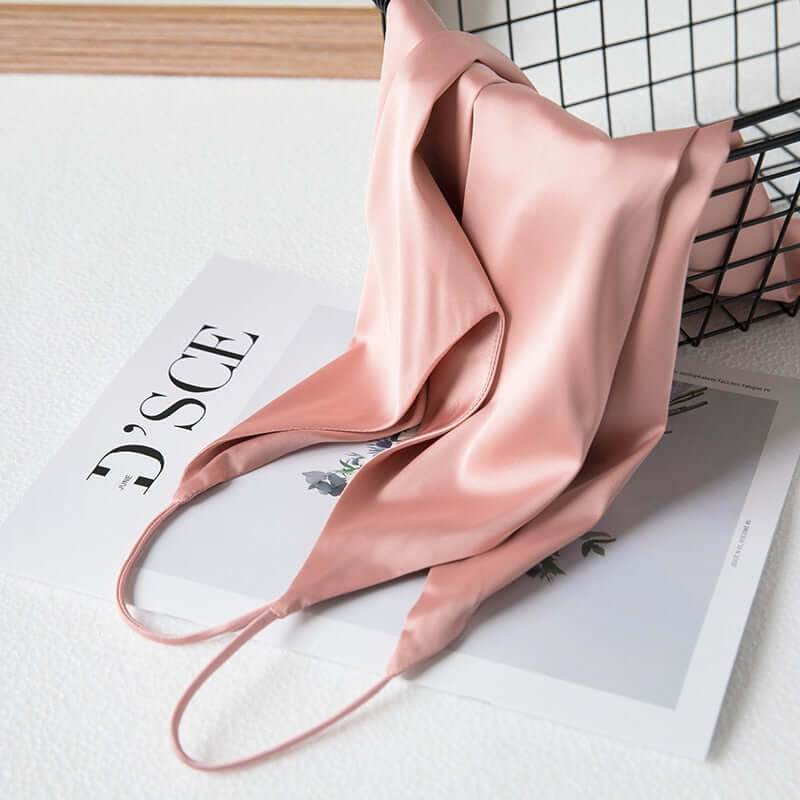 Summer Crop Top Women Camis Silk Satin Tank Top Women Camisole Sleeveless Vest Roupas Femin Cropped 2021 Croo top Binder Trans