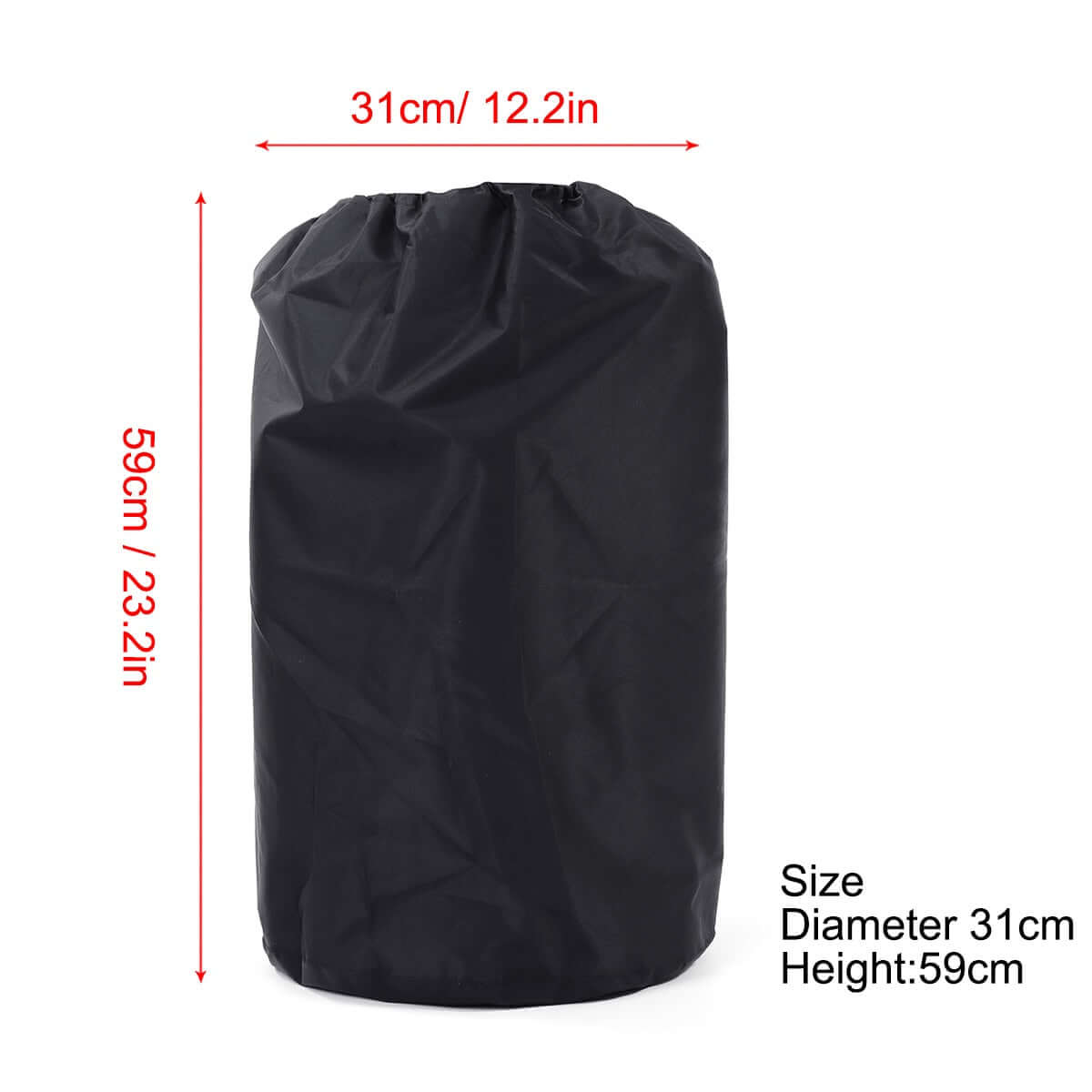 31x59cm Propane Tank Cover Gas Bottle Dust Covers Waterproof Dust-proof BBQ Grill Outdoor Rain Protect Oxford Cloth Storage Bag