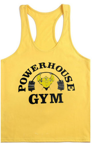 Muscle Stringer Tank Top: Powerhouse Gym