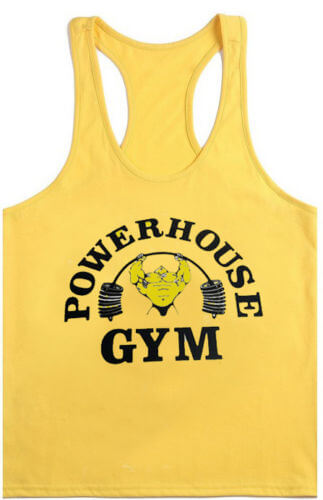 Muscle Stringer Tank Top: Powerhouse Gym