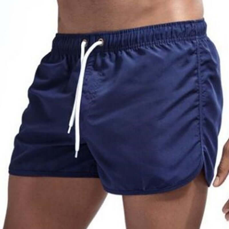 2021 Summer Men's Swimwear Shorts Brand Beachwear Sexy Swim Trunks Men Swimsuit Low Waist Breathable Beach Wear Surf