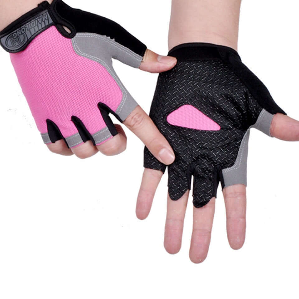 Chic Fashion Sports Gloves | No-Slip,Anti-Sweat-Half Finger Shock-Absorbing