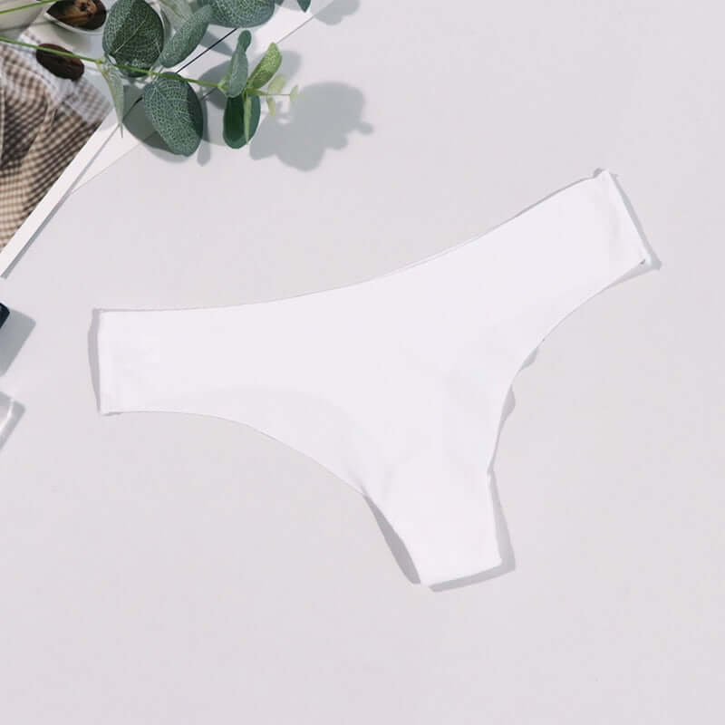 Sexy Silk Thongs-Seamless-Low-Rise Multicolored Basics