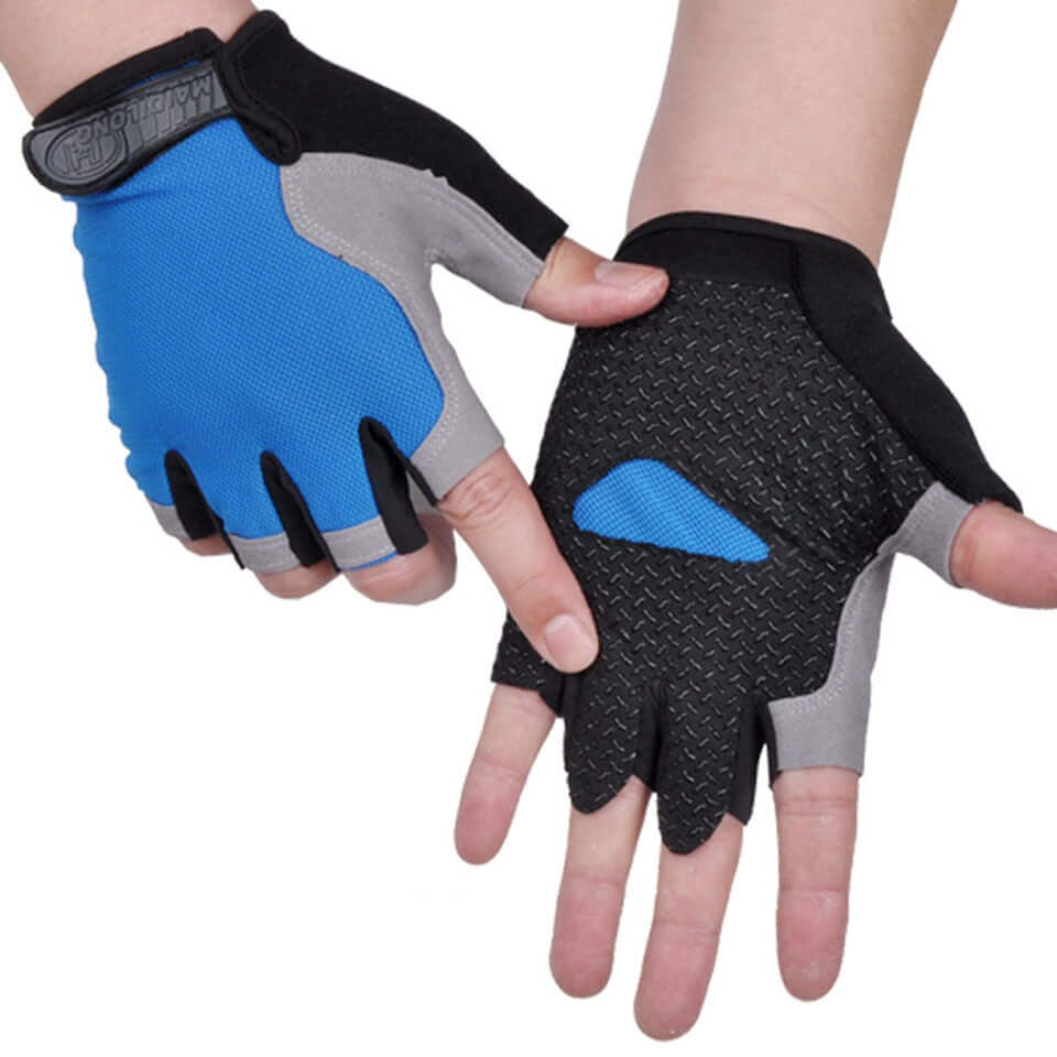 Chic Fashion Sports Gloves | No-Slip,Anti-Sweat-Half Finger Shock-Absorbing