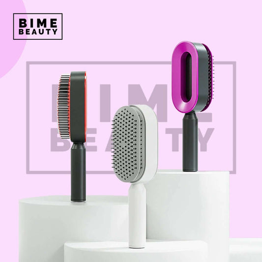 Self-Cleaning & Massaging Hair Brush - GIFTABLE❗🎁