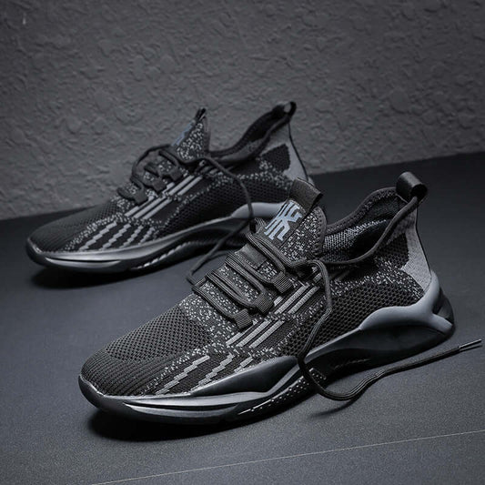 Men's shoes 2021 summer new men's mesh fashion sports shoes breathable casual shoes flying weave men's shoes tide running shoes