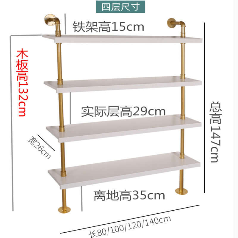 Manufacturers wholesale shoe store rack display rack children's shoes shop wall multi-storey shelf clothing store bag package rack