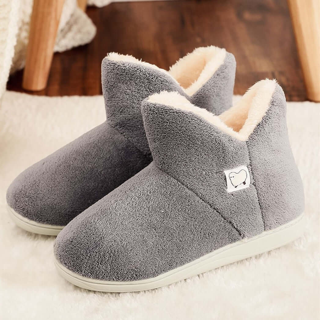 Cozy Memory Cotton High-Top Slippers