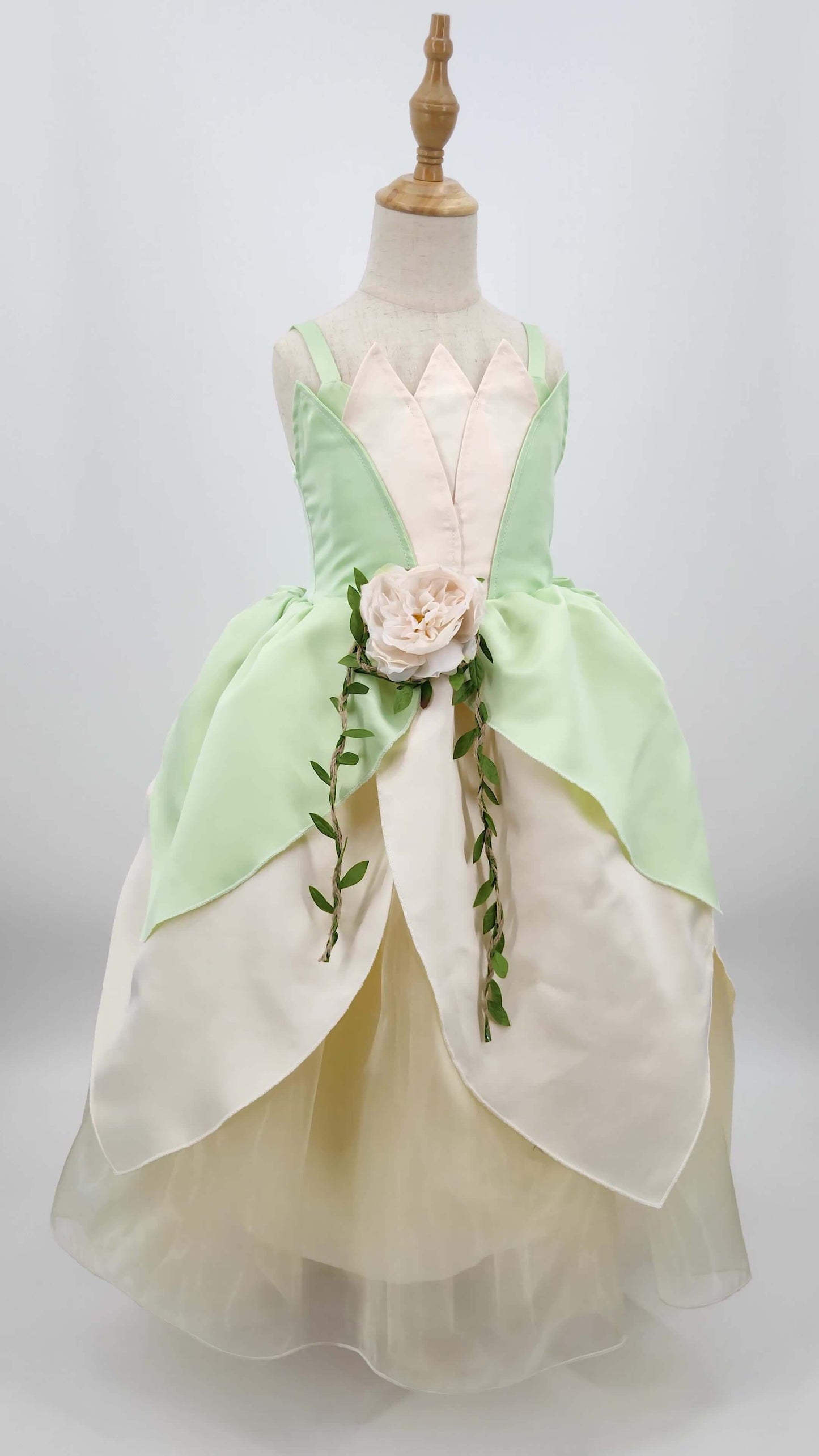 New frog prince princess dress Halloween tiana Tiana princess dress dress girl princess dress