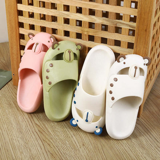 Baotou semi-slippers women's summer new cute thick-soled student word sandals and slippers women's hole shoes women's foreign trade distribution