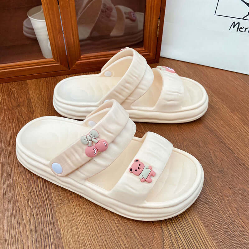 Women's Cute Cartoon Slippers-Non-Slip Thick Soled