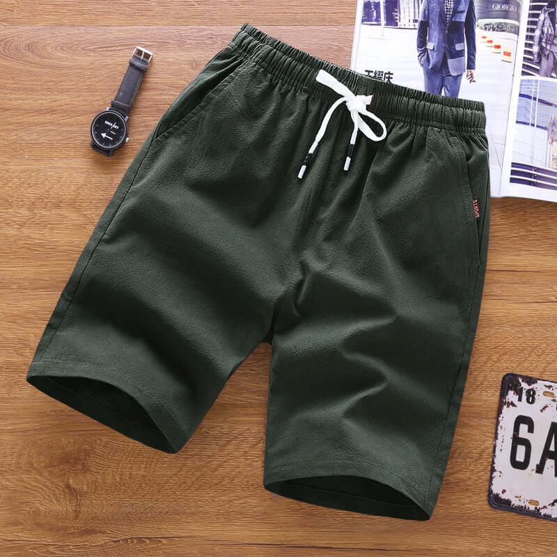 2021 summer shorts male sports five pants men's casual pants loose large size beach pants trousers tide